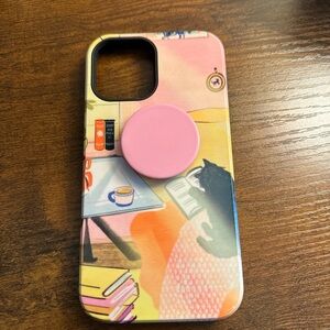 Cute iPhone 12 Case with Popsocket